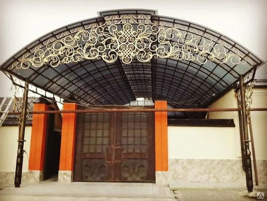 Навесы на заказ гарантия 10 лет