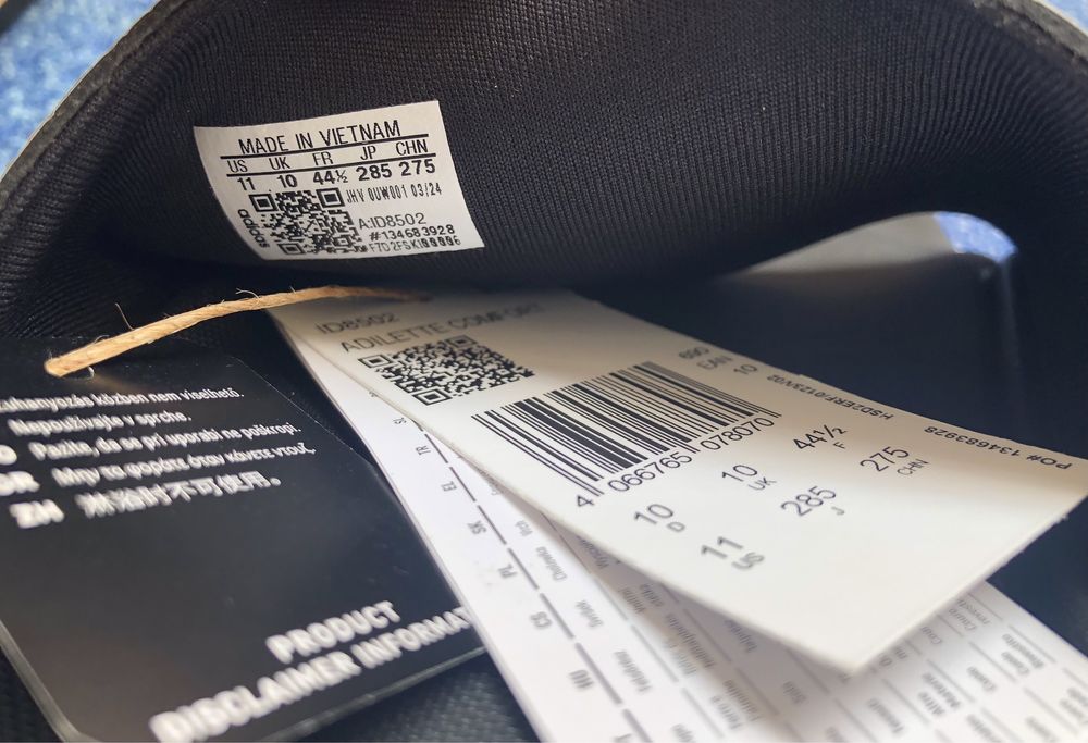 Adidas Adilette Comfort OРИГИНАЛНИ джапанки 42,5-43,5