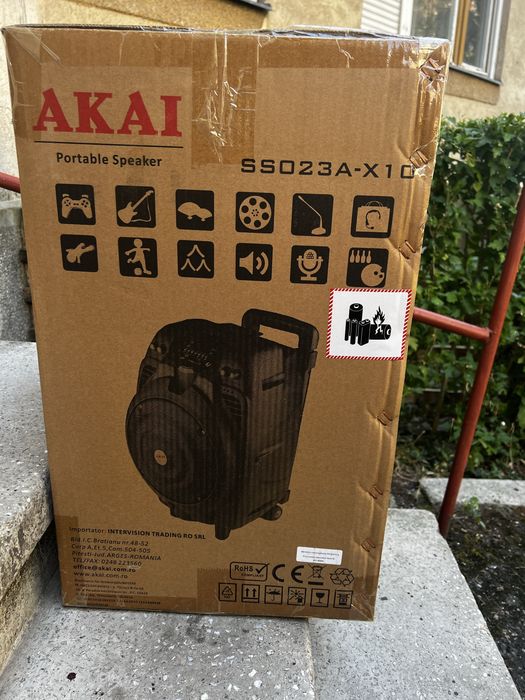 Boxa portabila Akai SS023A-X10, nou, sigilata