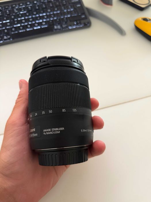 Obiectiv Foto Canon 18-135 mm F/3.5-5.6 USM 67mm cu Stabilizare Impecabil
