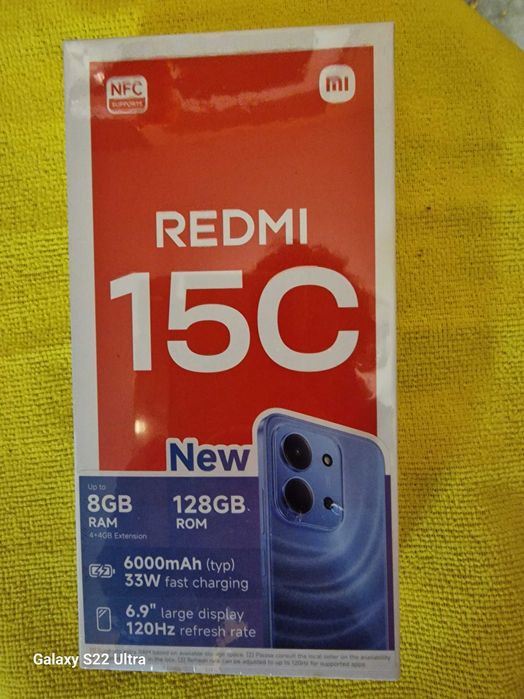 Телефон редми 15 с чисто нов