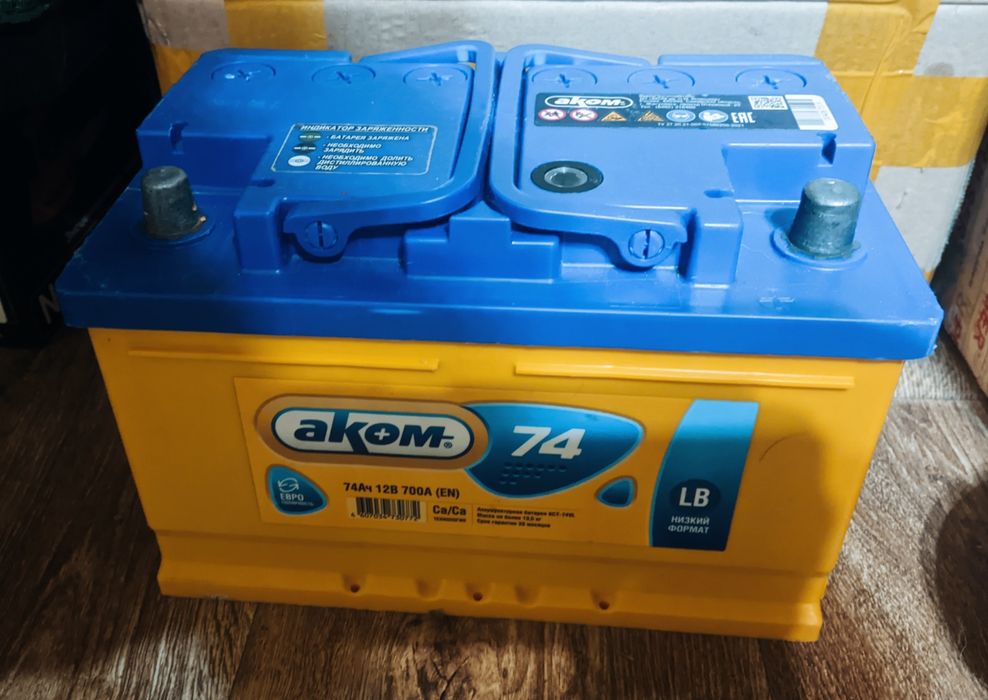 Аккумулятор Аком 6ст-74.
