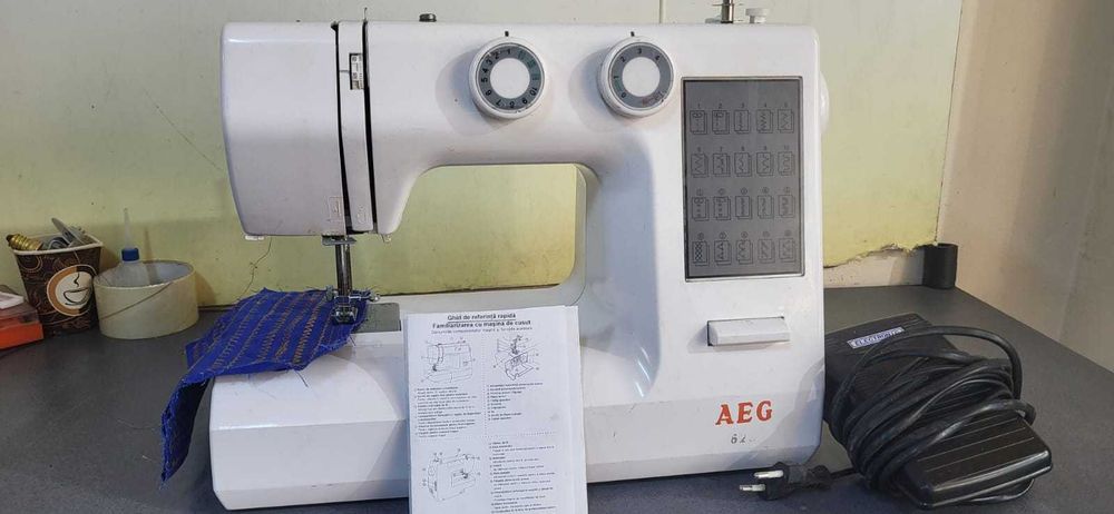 Masina de cusust electrica  cu piese metalice AEG