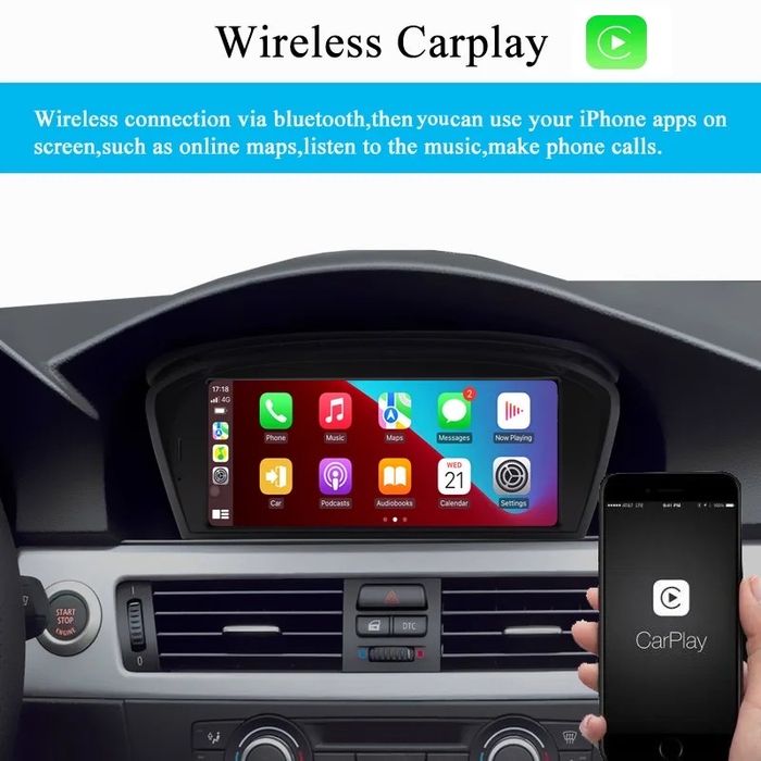 Navigatie Display Android Auto Apple Carplay bmw e90 e60 CIC Campenesti • OLX.ro