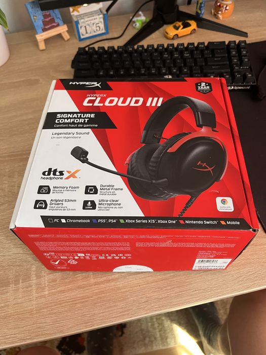 Casti gaming hiperx cloud 3 in stare foarte buna