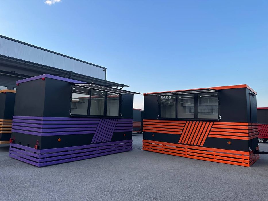 Каравана за бързо хранене 4-2-2.1м с аспиратор