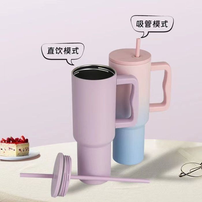 Термос кружка термокружка 1200 мл нержавеющая сталь бокал автомобильны