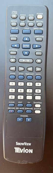 DVD Recorder Tevion / Magnum cu HDD 80 GB – model DRW 8005 HDD, telecomandă, ShowView