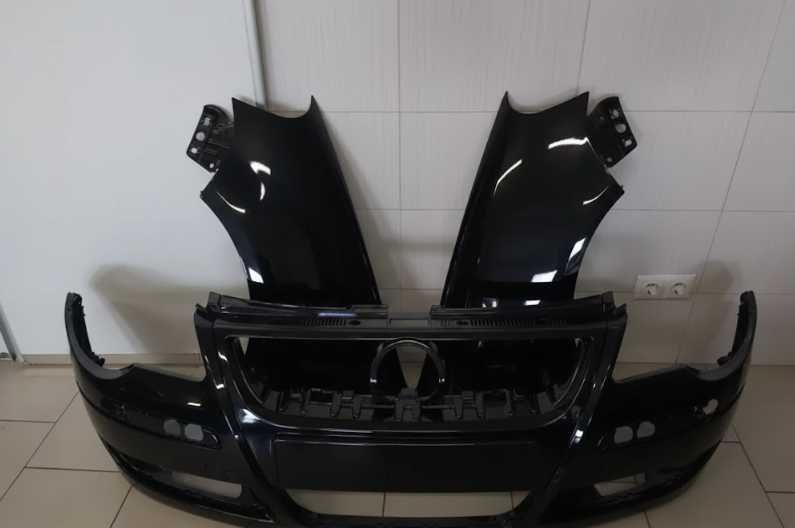 Bara+Aripa Fata Dreapta & Stanga VW Polo 6 VI 2005-2009 (L041 Negru)