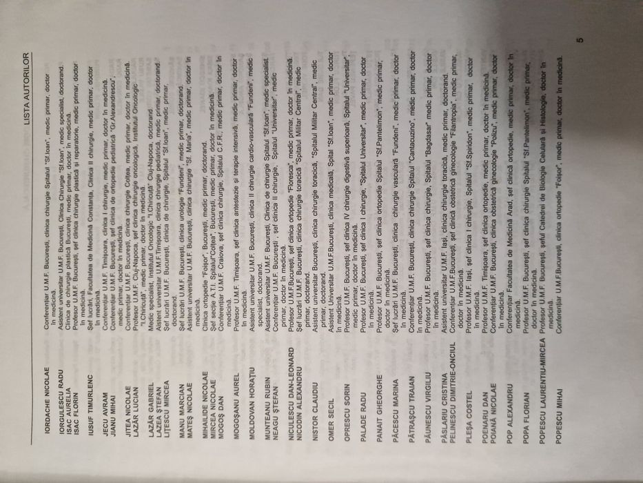 Tratat de Patologie Chirurgicală,  vol 1 și:ol 2