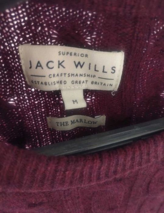 С-в-итер Ja-ck Wills бордовый.