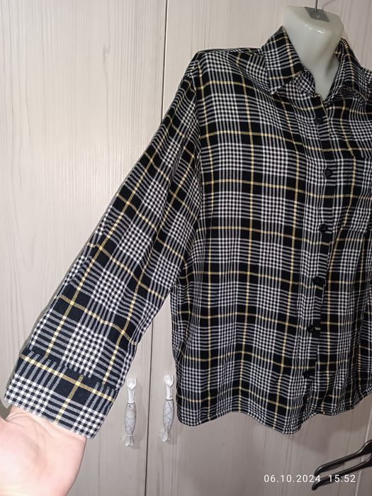Рубашка в клетку Waikiki. Новая. Размер оверсайз. От 44 до 50 размер