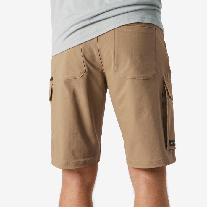Pantalon scurt Travel 900 Maro Bărbați - produs resigilat Decathlon