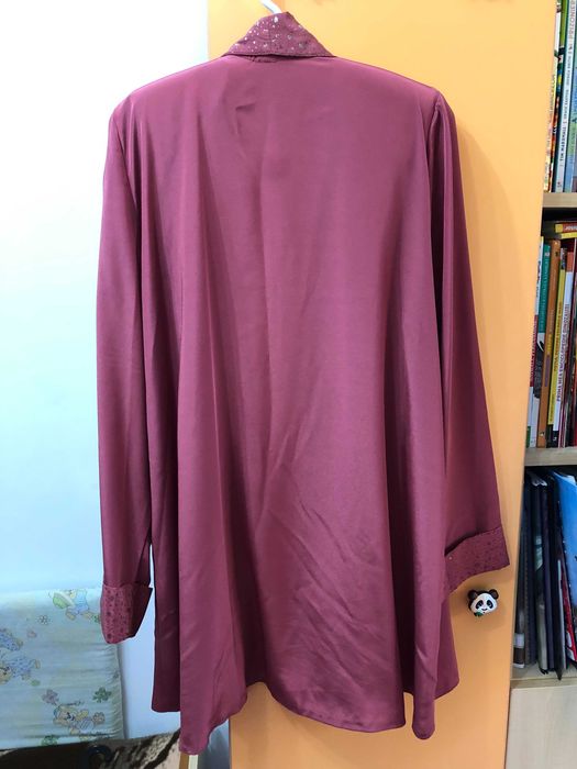 Costum format din rochie si haina cu sclipici, mar. 38-40, roz