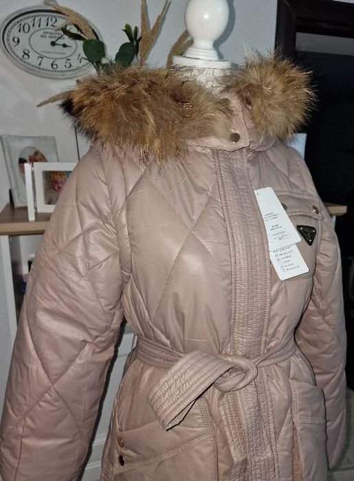 Geaca iarna cu blanita naturala