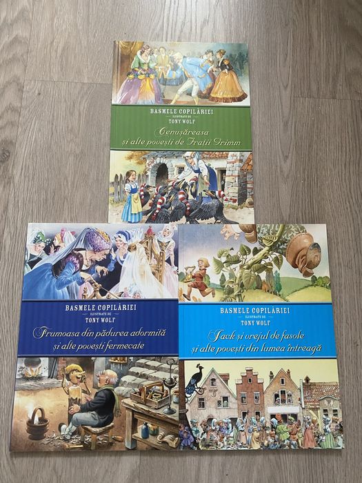 Set 3 carti “ Basmele copilariei” 40 lei
