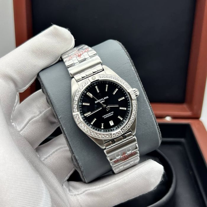 breitling chronomat black dial 36,mm  lady