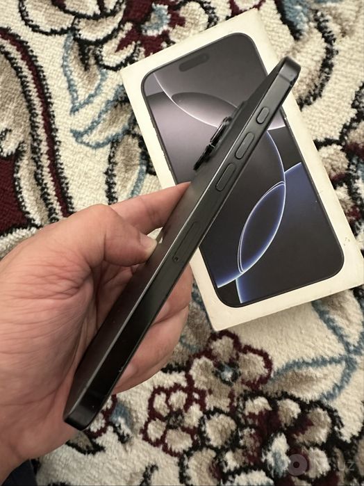 iPhone 16 Pro Max 256GB Black Tinanium Sim Karta