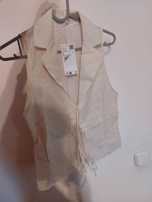 mango летняя женская двойка 100% лён