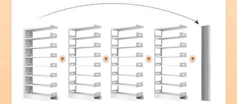 Po‘lat Kitob Raflari/ Uy Uchun Po‘lat Kitob Javoni – Shaxsiy Kutubxona
