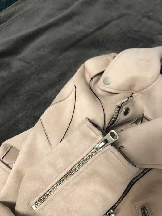 Geaca Zara marimea xl roz pal