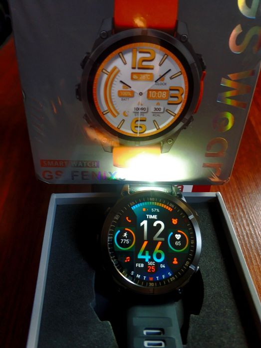 GS(Garmin) Fenix 8 . 1.43mm.Black.