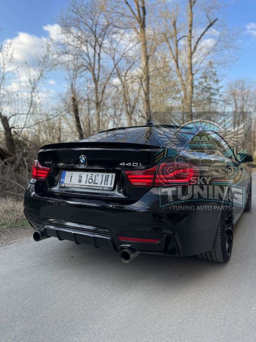Дифузьор / добавка за задна броня за БМВ Ф32-Ф36 / BMW F32-F36 4