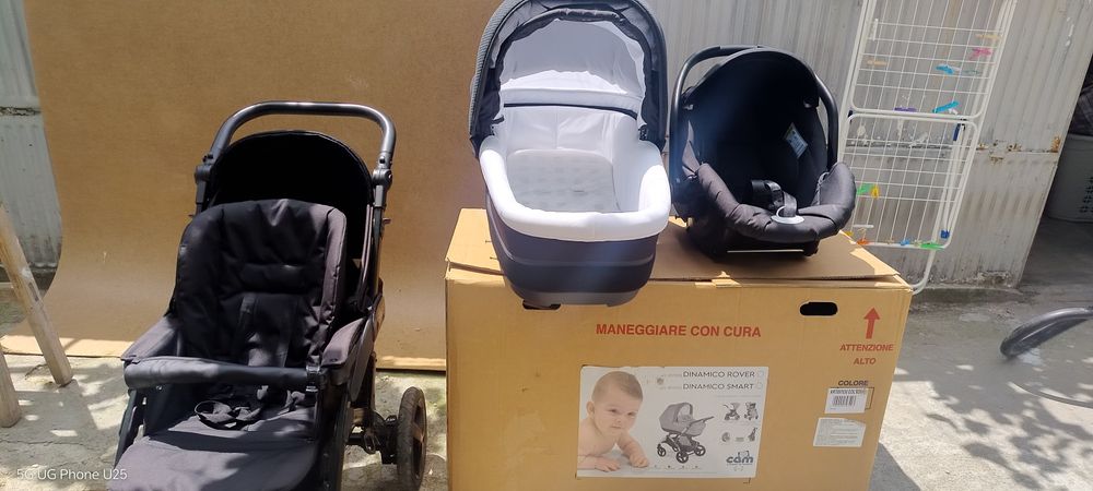 Комбинирана детска количка CAM Dinamico up rover 3в1 в гаранция