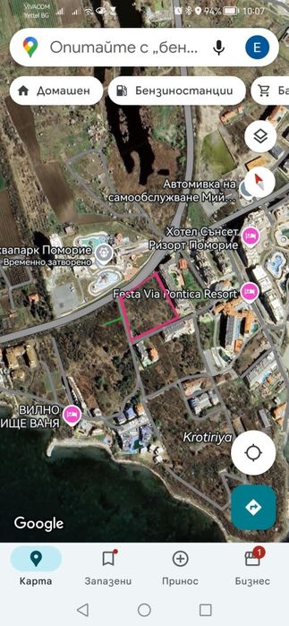 Продава се Парцел в Поморие - 5000 кв.м за 180 €/кв.м - Снимка #1