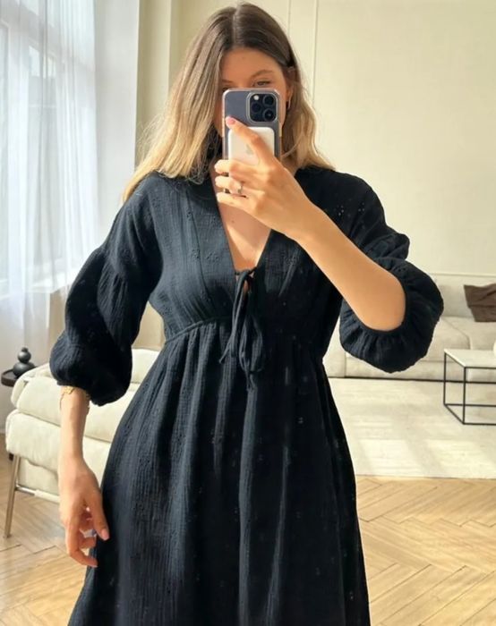 Платье муслиновое