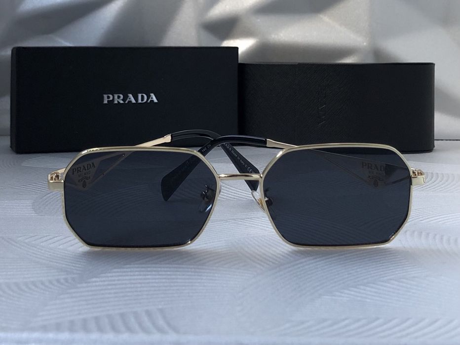 Дамски слънчеви очила осмоъгълни правоъгълни 2 цвята черни кафяви