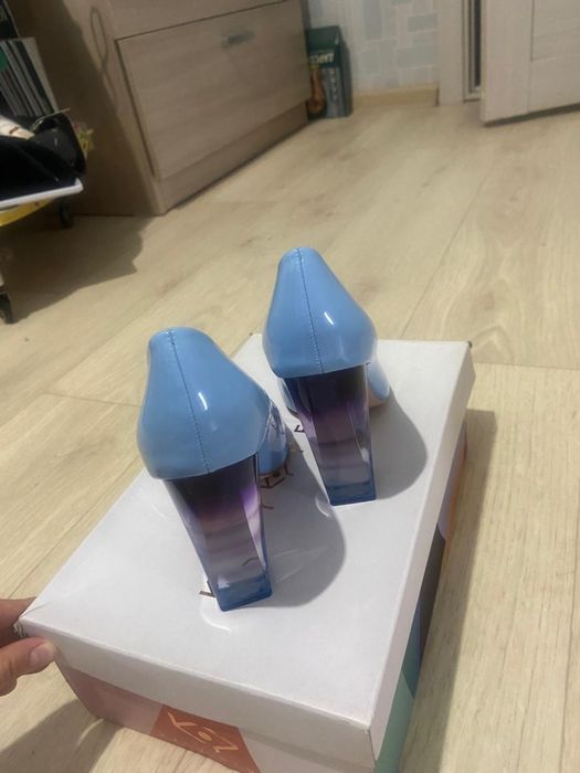 тюфли голубые эксклюзивные