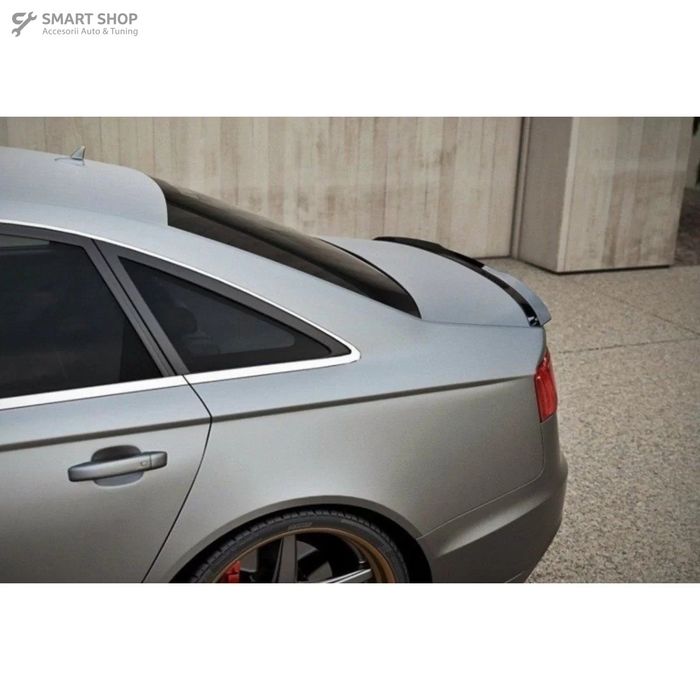 Eleron portbagaj compatibil cu Audi A6 C7 4G Sedan 4 Usi (2011-2018) Negru Lucios