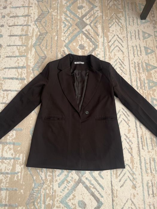 Черный пиджак размер 44/46