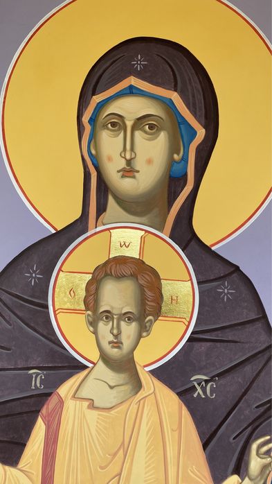 Pictura murala/ arta bizantina, Troita, Capela, Biserica