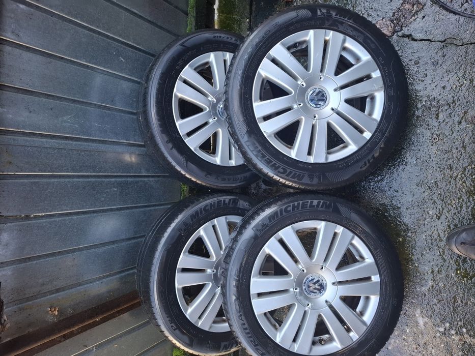 Jante de aluminiu originale VW Passat B8 R16 cu cauciucuri de vară