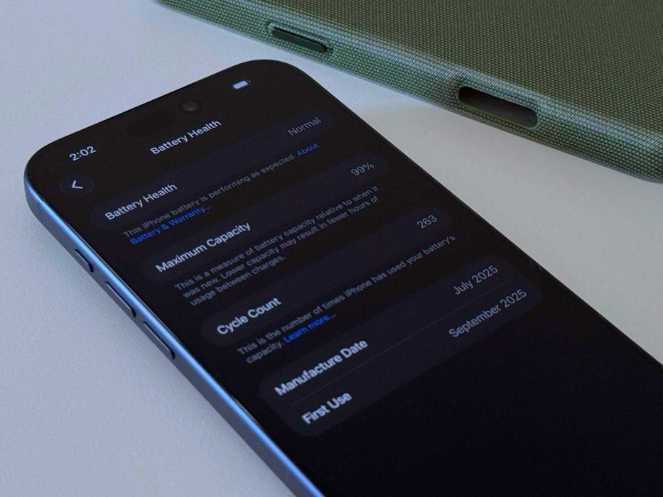 Бартер! Гаранция! Като НОВ! iPhone 17 Pro Max Deep Blue (Син) E - Sim