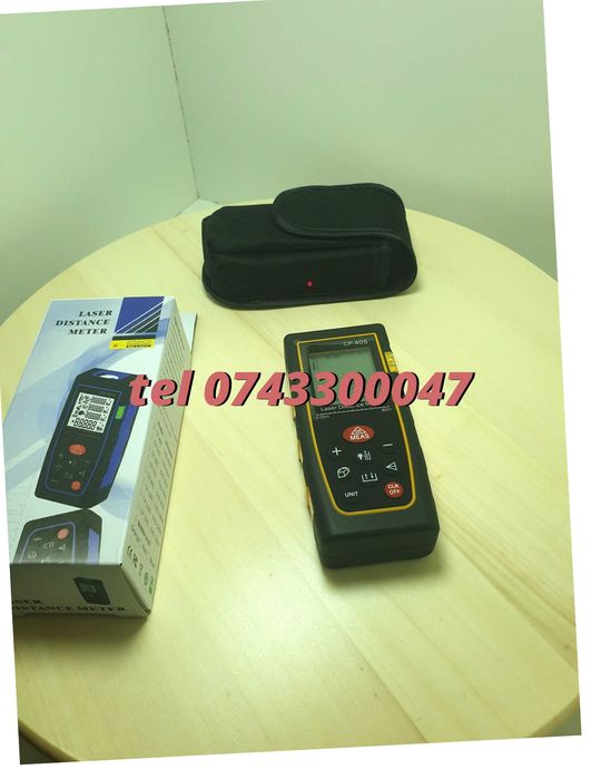 Ruleta  Telemetru Laser Verde 40m