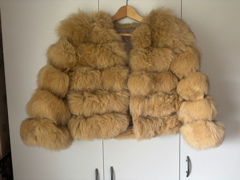 Кожух Естествен Косъм/лисица