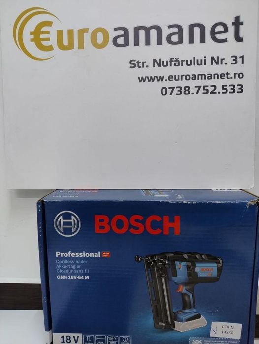 Pistol cuie pentru lemn pe acumulator Bosch Professional GNH -N-
