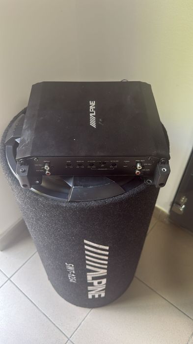 Noble Amanet - Subwoofer + Amplificator Alpine SWT-12S4, 300rms