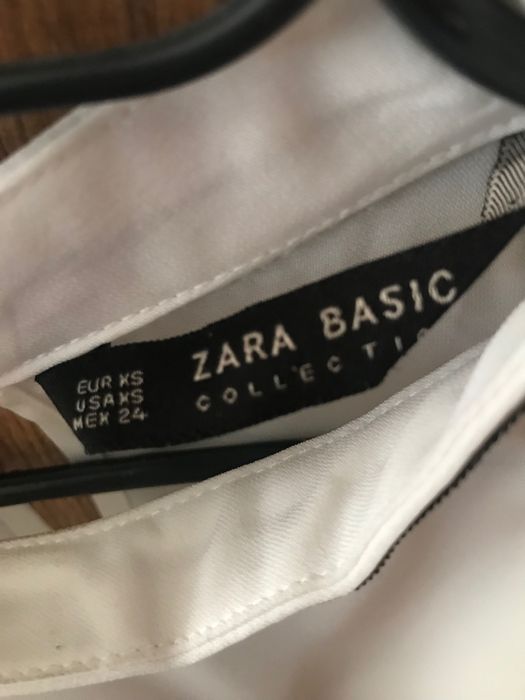 Бяла риза Zara размер XS