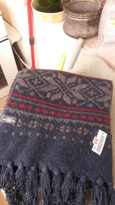 H&M дълъг шал, нов