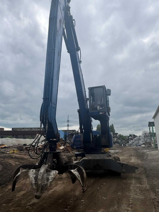 ATLAS TEREX 1704!! Excavator cu graifer si cabina liftanta