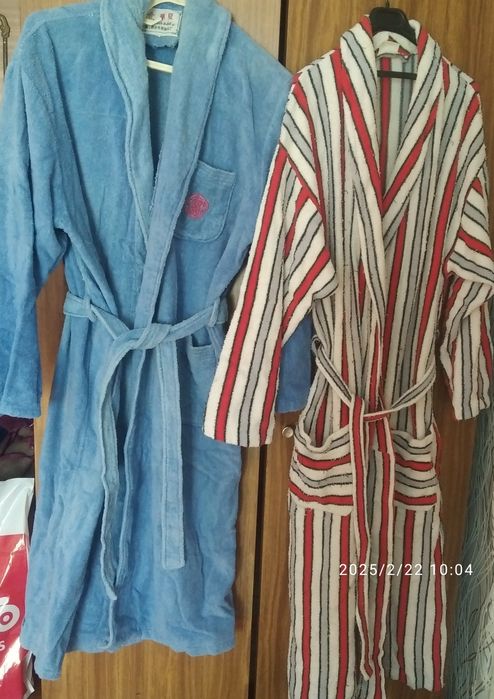 Халаты банные, махровые, 100& х/б,платья