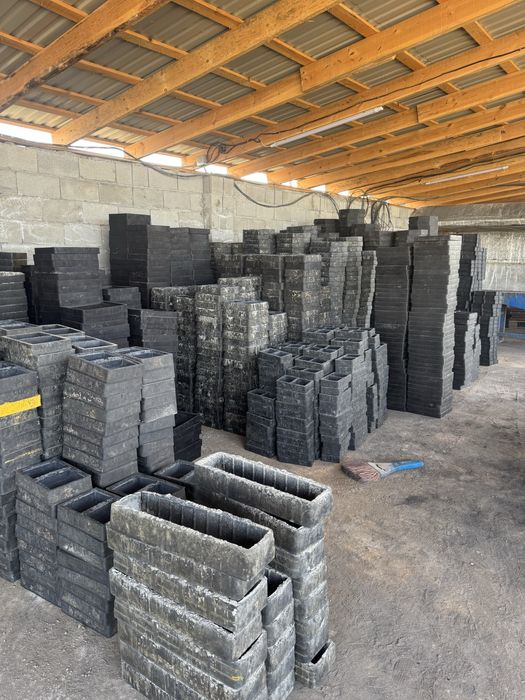 Комплект для производства брусчатки, резиновые формы для брусчатки