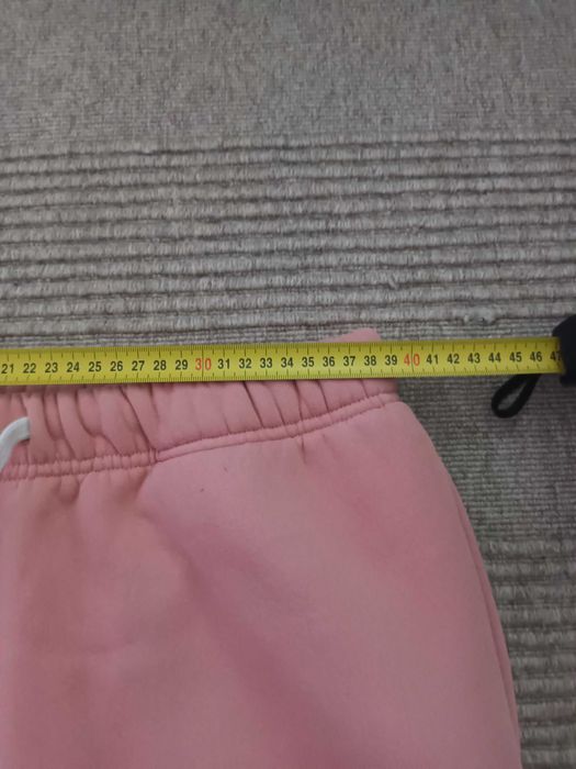 pantaloni de trening baggy roz crem marimea XL