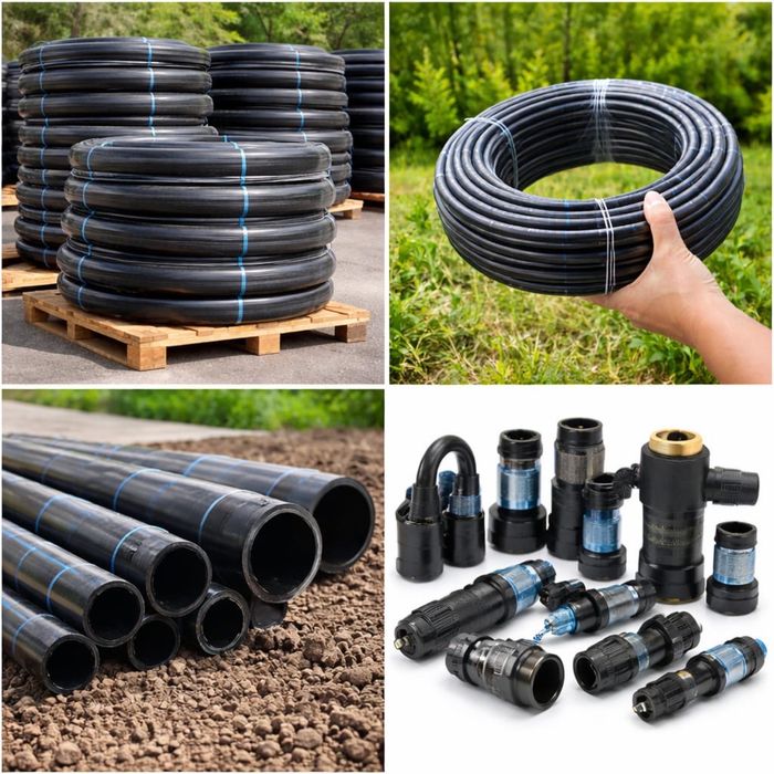 Полиетиленови тръби PE за напояване ф20 ф25 ф32 ф40 ф50 ф63 ф90