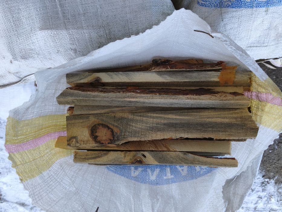 Дрова в мешках 750 тенге
