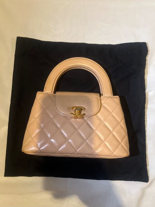 Естествена кожа чанта Chanel